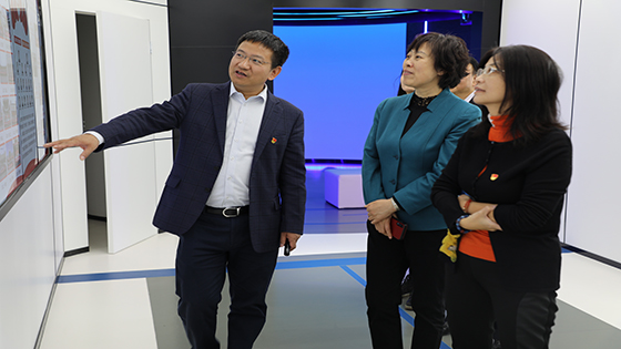 北京市海淀区政协副主席、区总工会主席胡淑彦一行莅临jiuyou.com信息走访调研